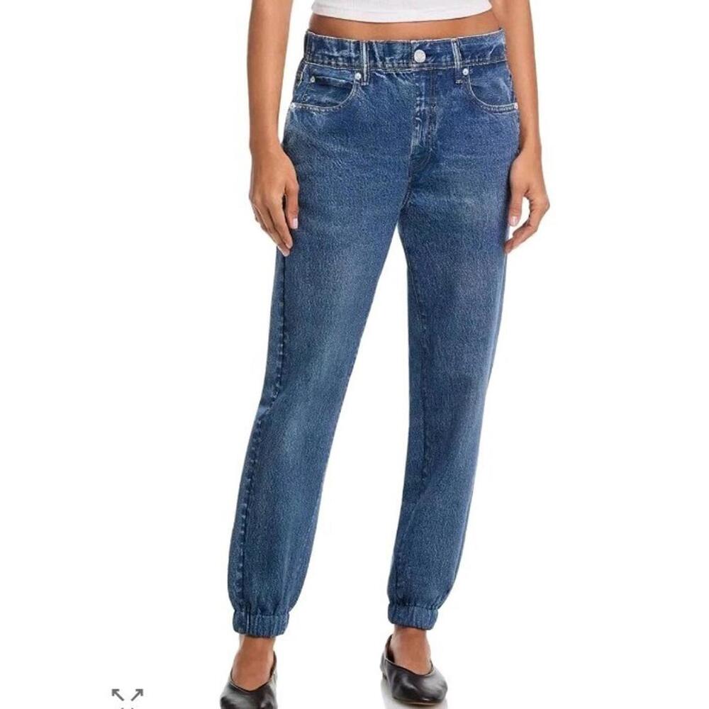 rag & bone Women's Blue Denim Jogger Pants Miramar